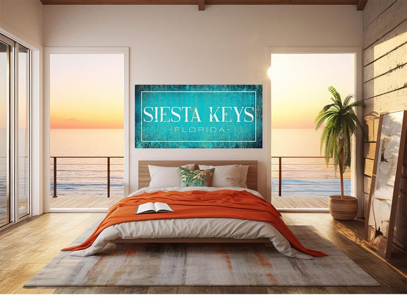 Siesta Keys Mockup - City Limit Sign Co