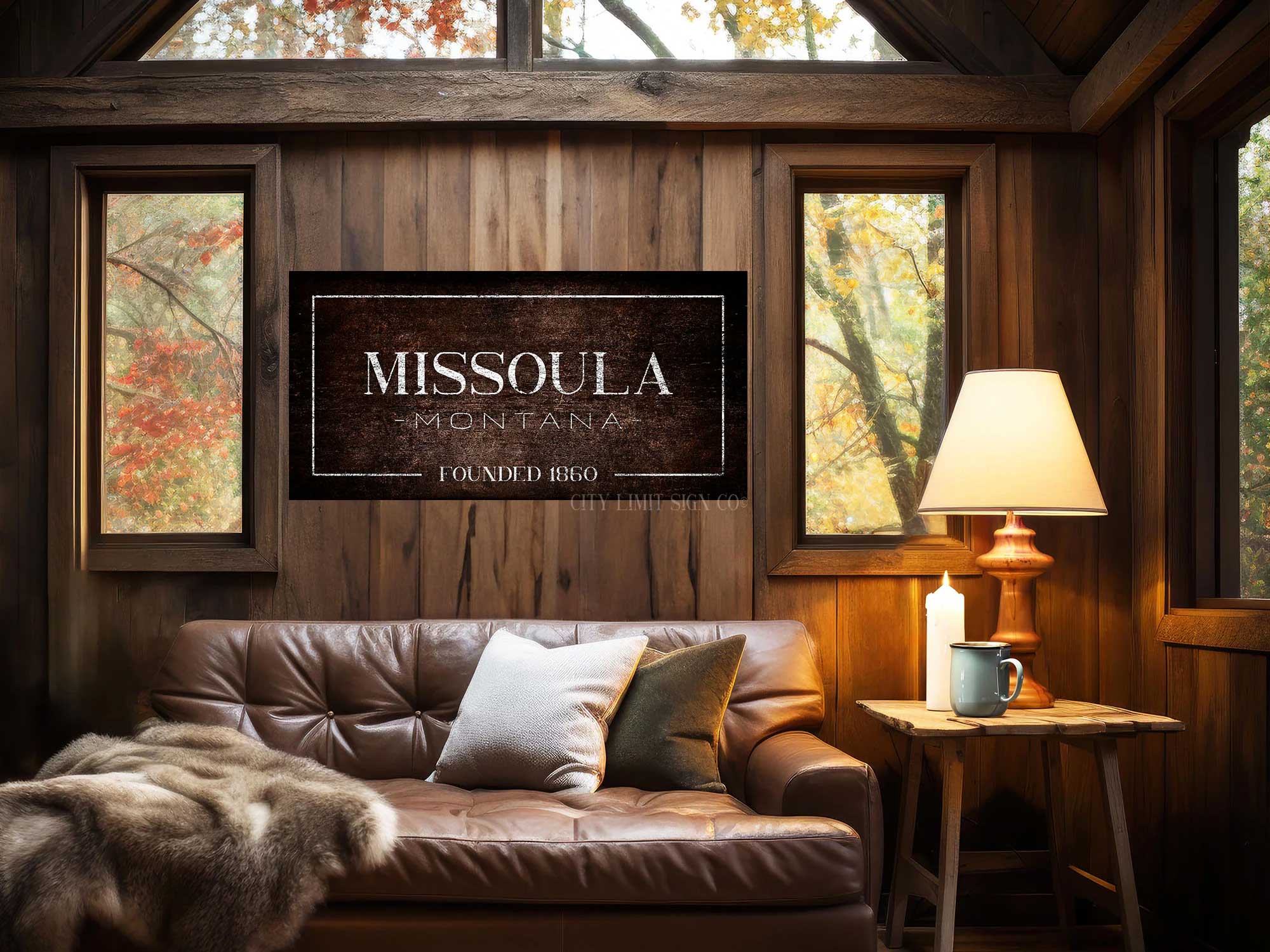 Missoula Mt - Custom Canvas Art